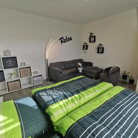 Ferienwohnung Am Dock Apen Esterno foto